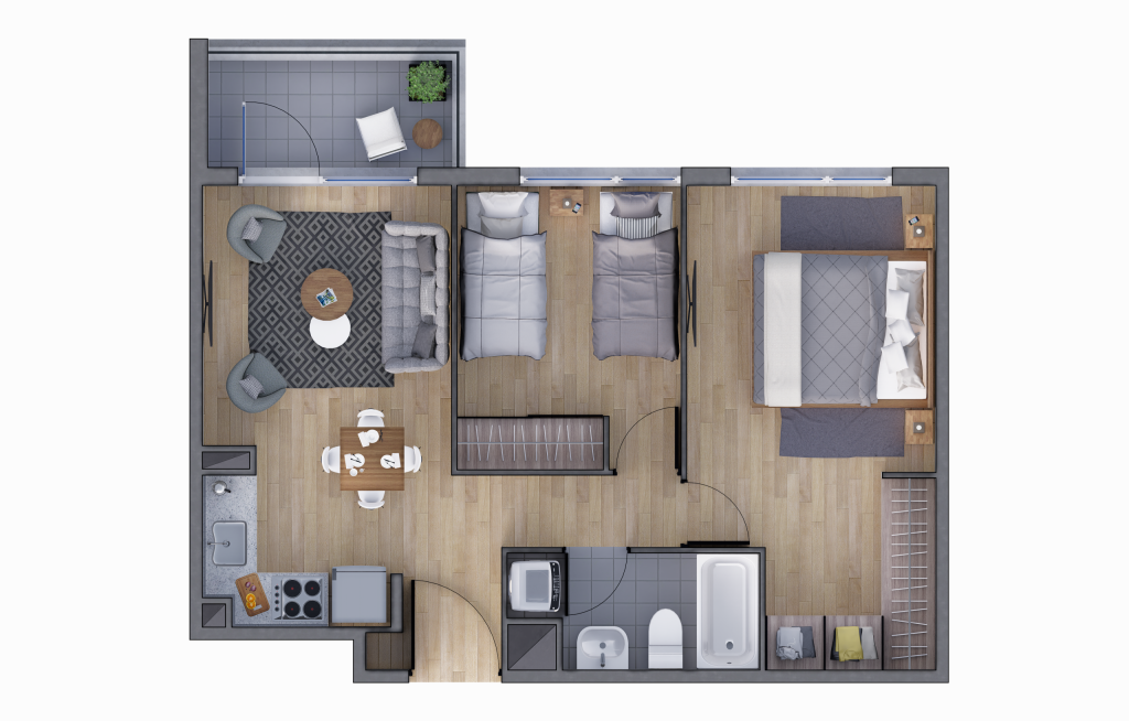 Planta Mallorca 104 TorreD D1